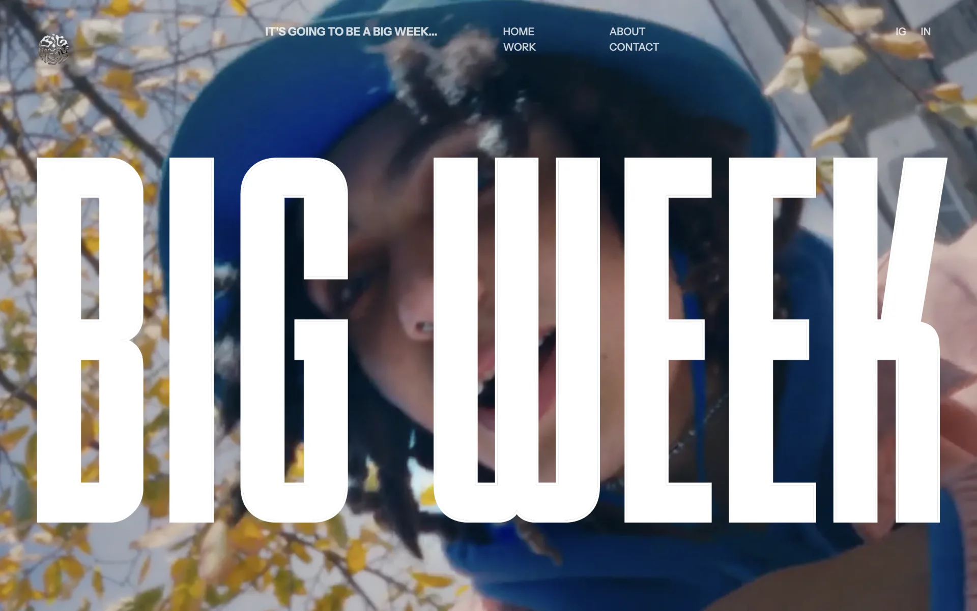 Big Week homepage on desktop