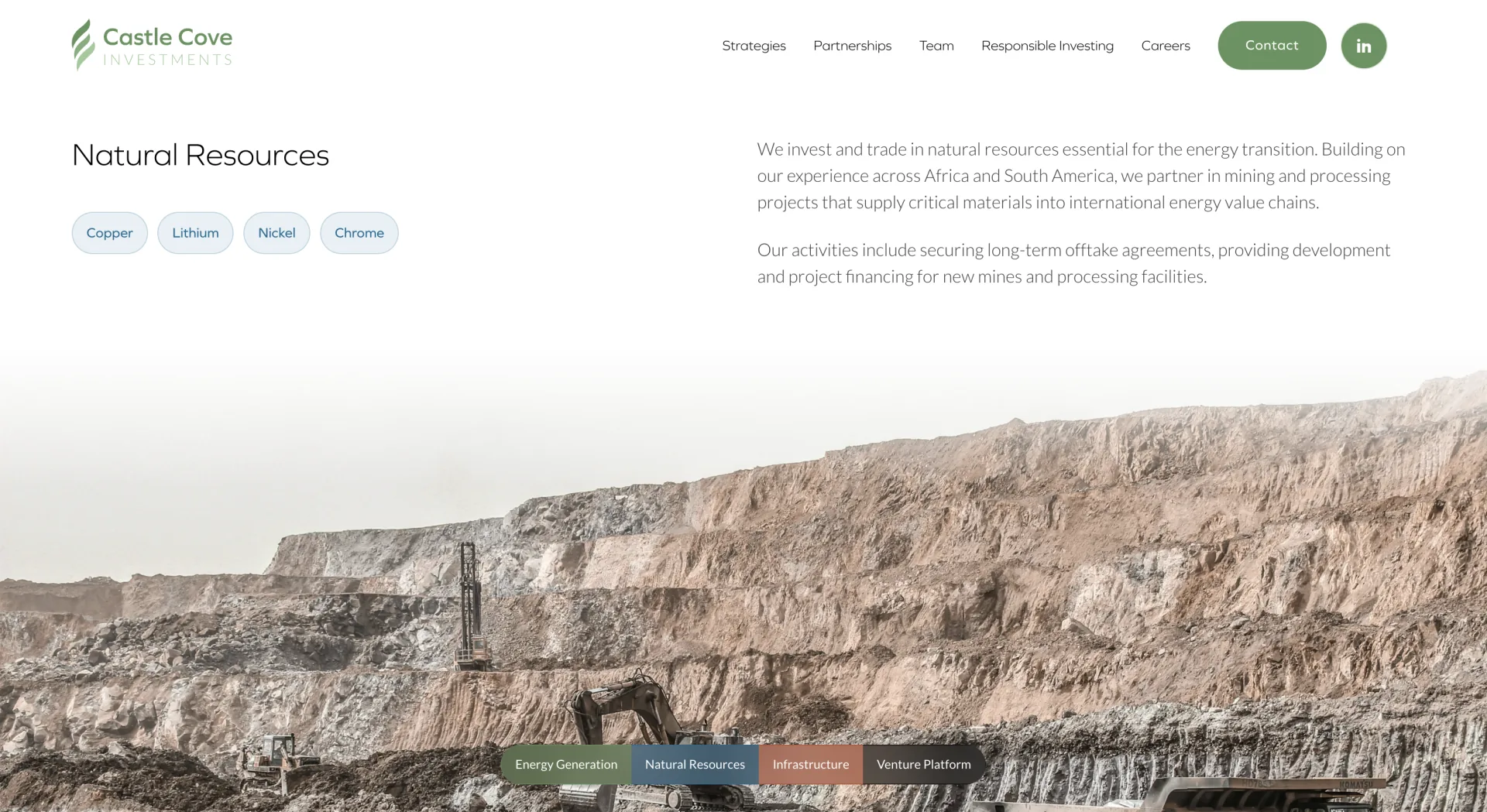 Castle Cove Natural Resources page